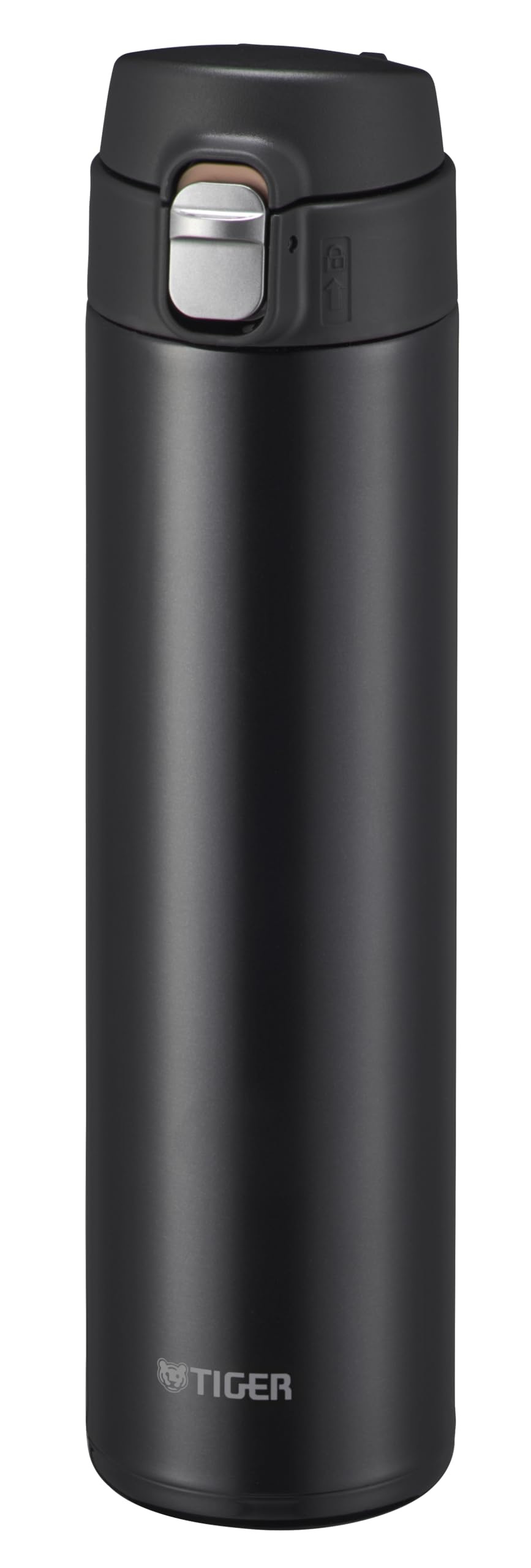 TIGER Stainless Steel Water Bottle 600ml with One-Push Lid