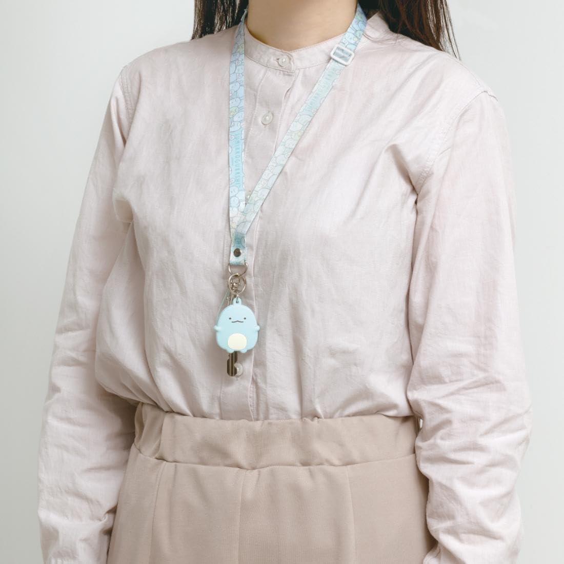 San-X Sumikko Gurashi Neck Strap Ebi Fry no Shippo 400x15mm