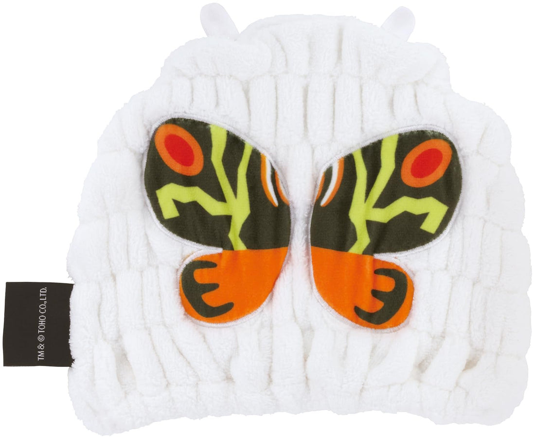 Skater Quick Dry Towel Cap for Boys with Godzilla and Mothra Design
