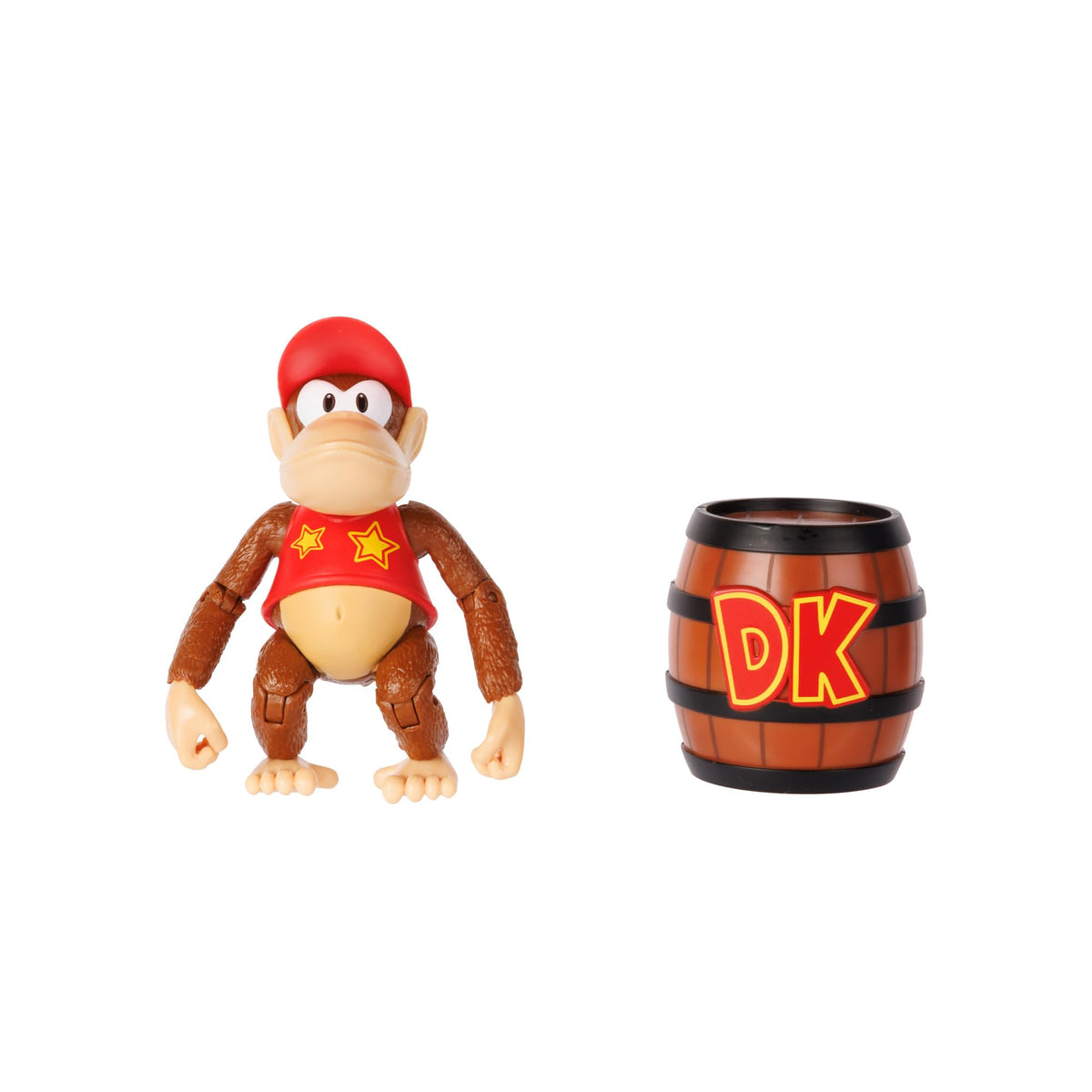 Sanei Super Mario Figure Collection Plus Diddy Kong with DK Barrel