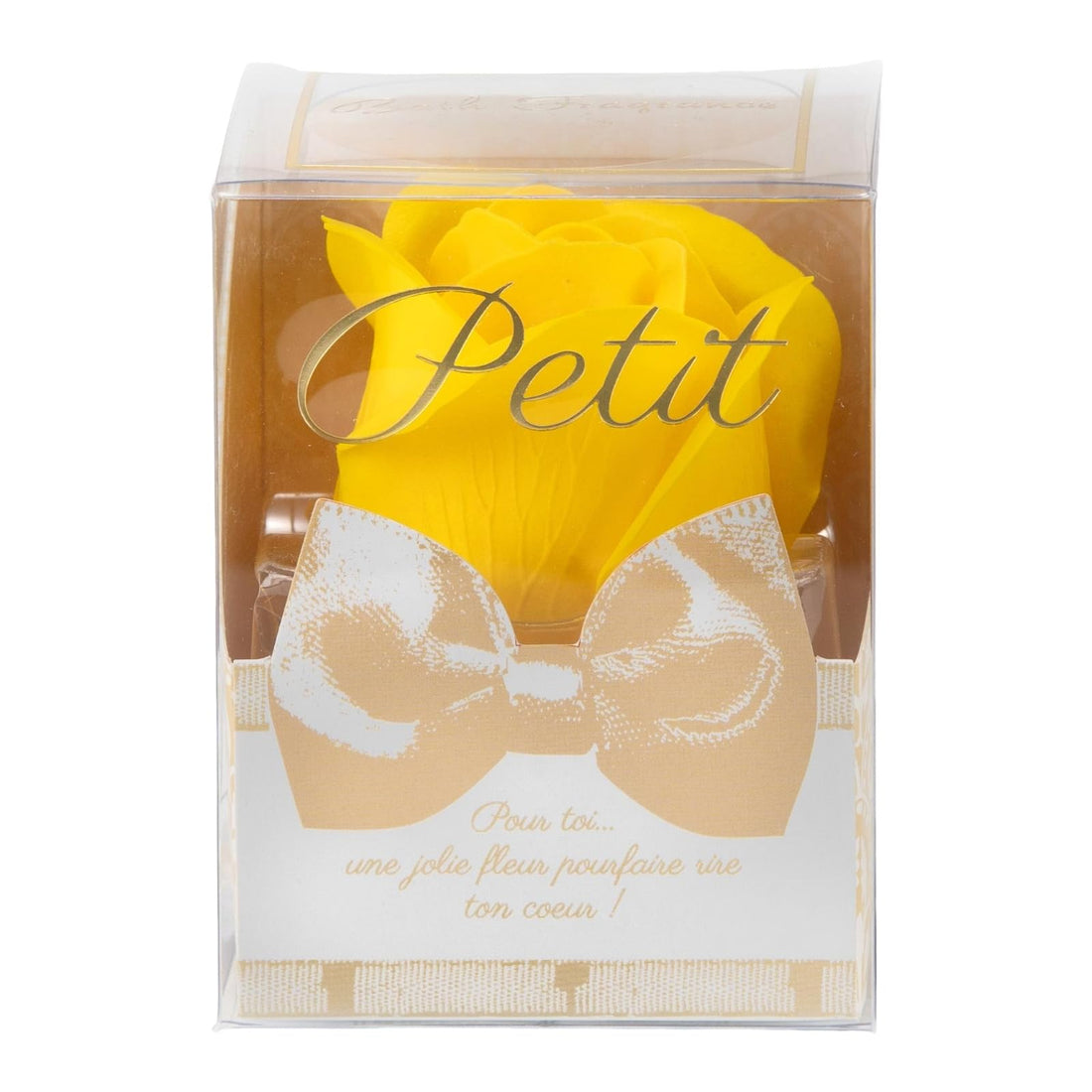 Q-FLA Soap Flower Bath Bomb Yellow Gift for Celebrations