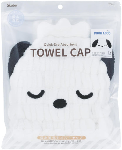 Skater Hair Drying Towel Cap for Quick Absorption and Comfort