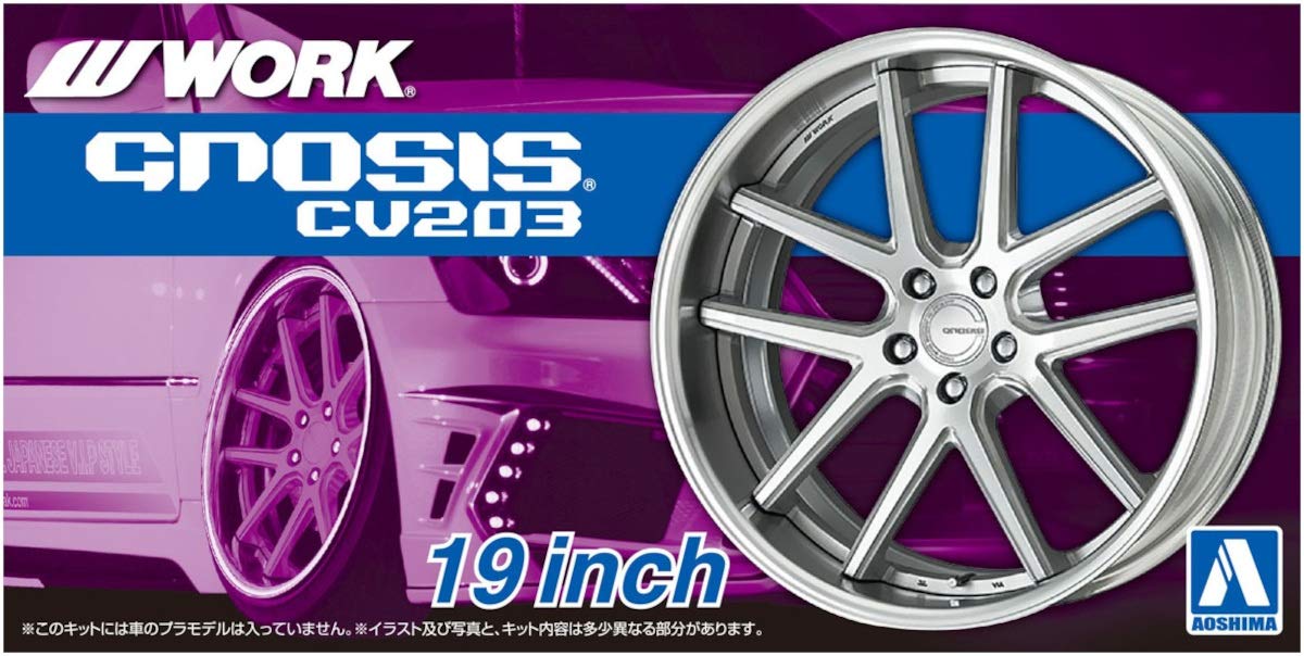 AOSHIMA 1/24 The Tuned Parts Series Work Gnosis CV203 19 Inch Model Parts