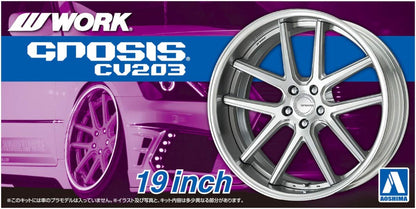 AOSHIMA 1/24 The Tuned Parts Series Work Gnosis CV203 19 Inch Model Parts