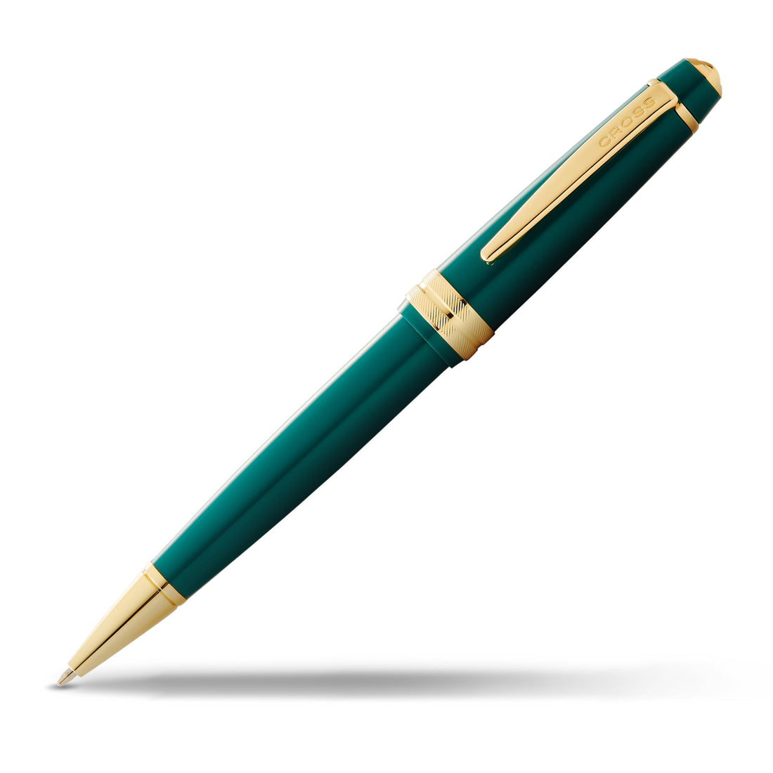 Cross Bailey Light Polish Green Resin Gold Ballpoint Pen