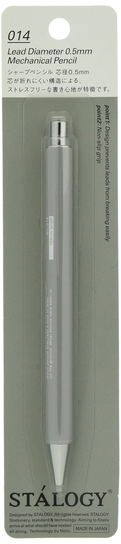 Nitoms STALOGY Mechanical Pencil 0.5mm Gray for Precise Writing