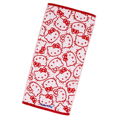 SANRIO Hello Kitty Antimicrobial Face Towel Silver