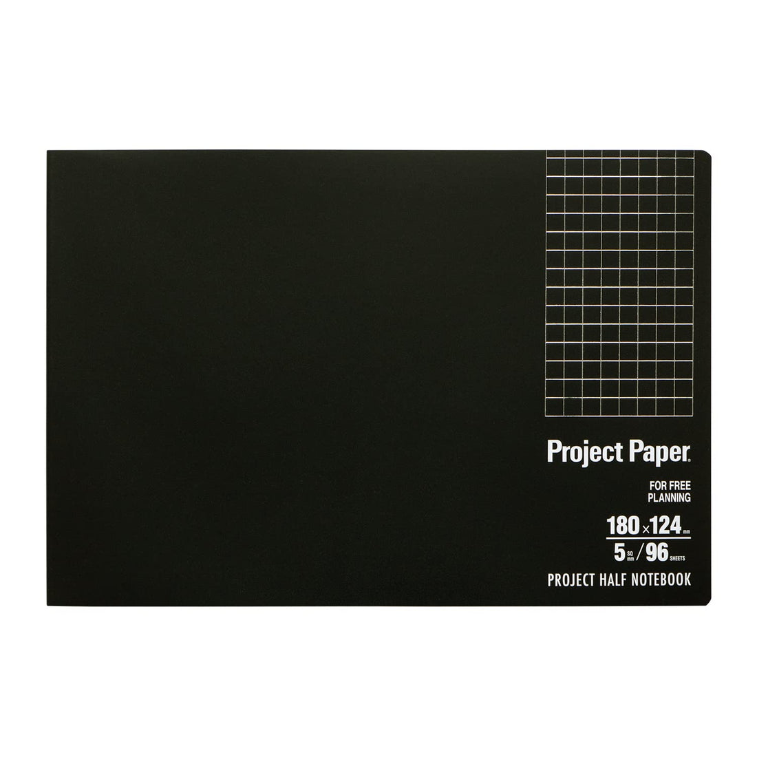 Okina Grid Notebook Project Half Note, 15-Inch, 5 mm Grid, 96 Sheets (PH155S)