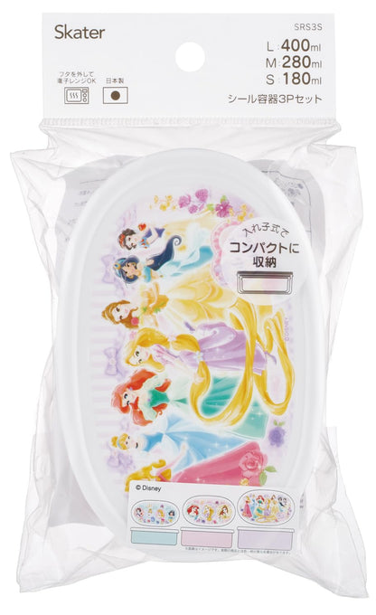 Skater Lunch Box Set with Disney Princess Design for Girls