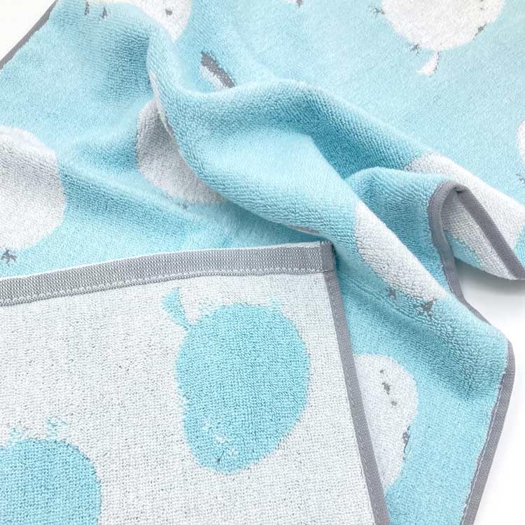 Hayashi Animal Face Face Towel 34x80cm Soft and Cute Design