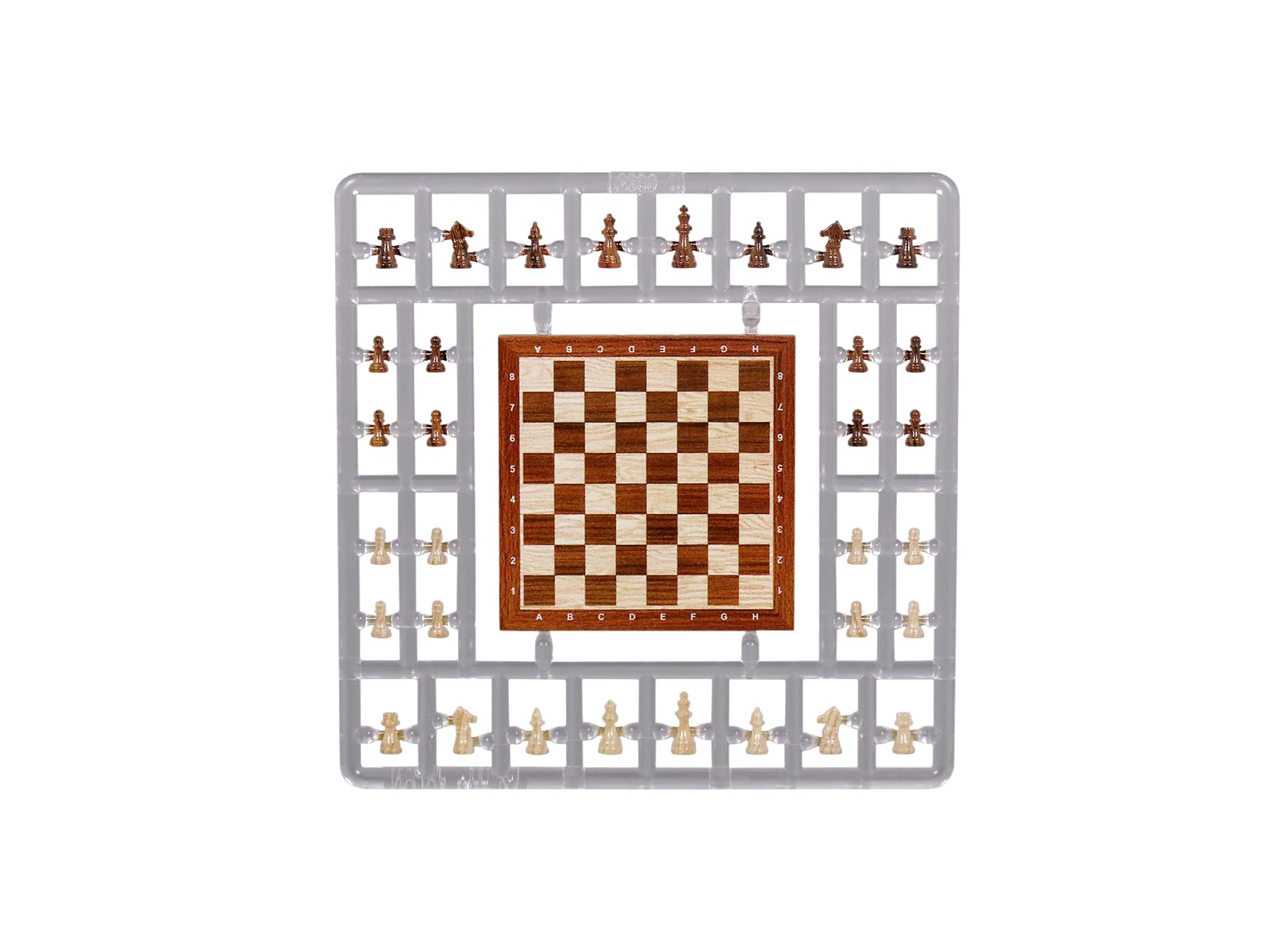 MIC D.I.G. Chess Figure Play Wooden Grain Version Color Finished Model