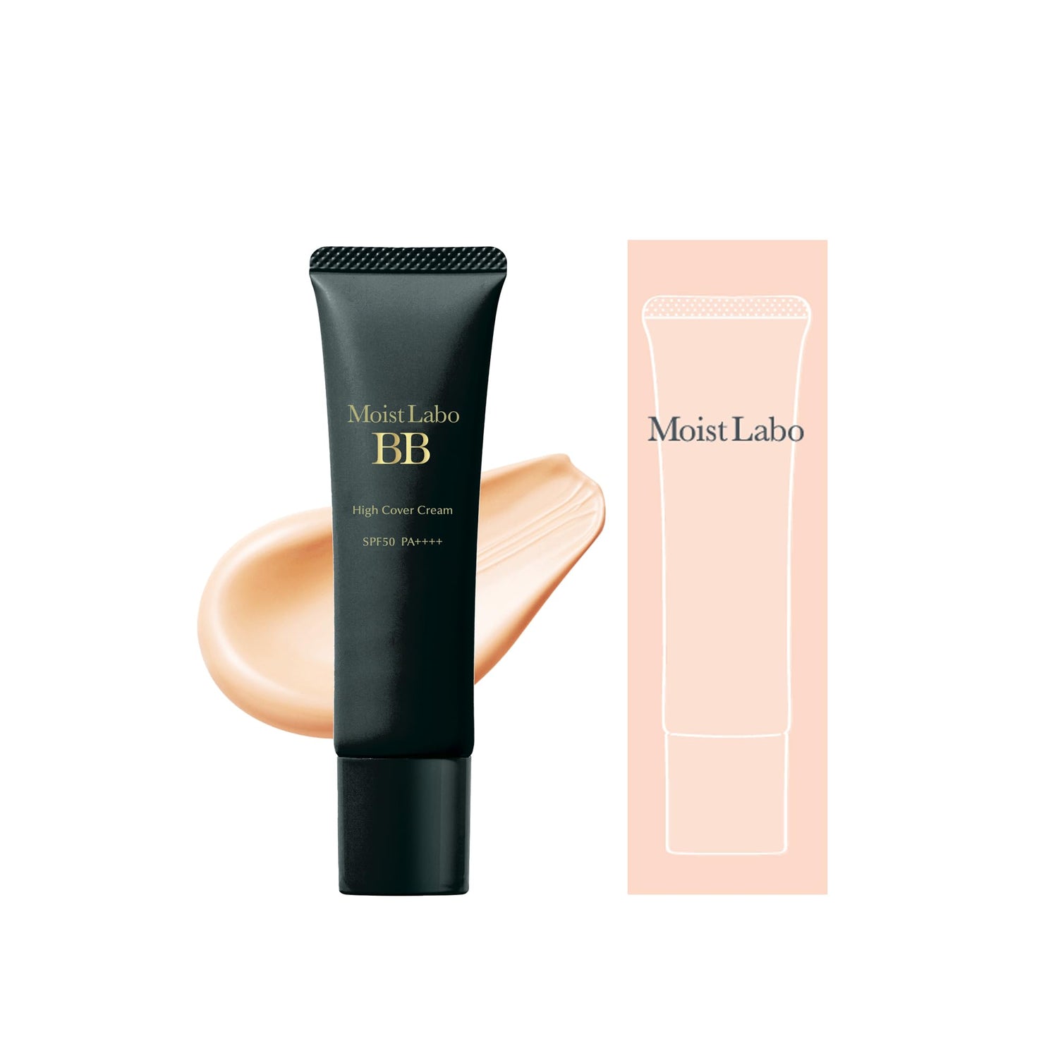 Moist Labo BB Cream Natural Beige 30g with SPF50 for Japanese Skincare