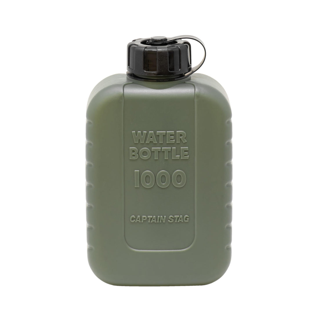 CAPTAIN STAG Lagoon Water Bottle with Measurement Marks, Olive 1000ml
