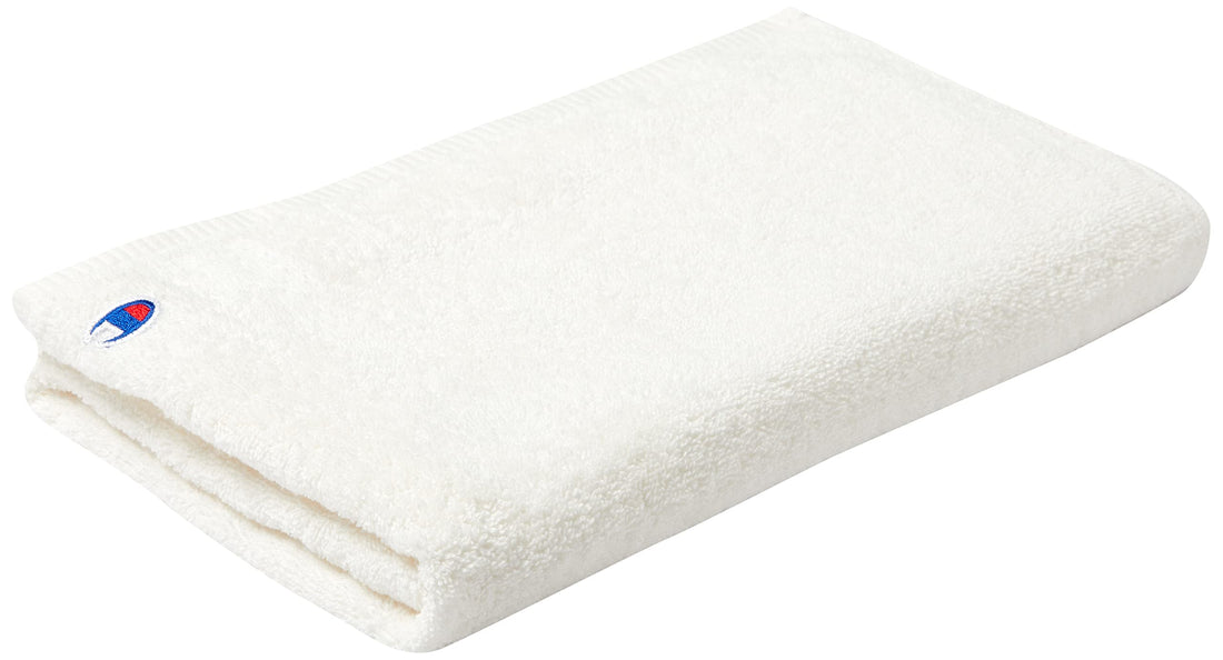 Marushin Sports Towel 34x110cm with Major Patch White