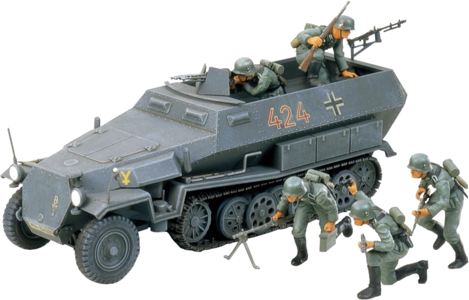 TAMIYA Military Miniature Series 1/35 German Hanomag Personnel Carrier Model