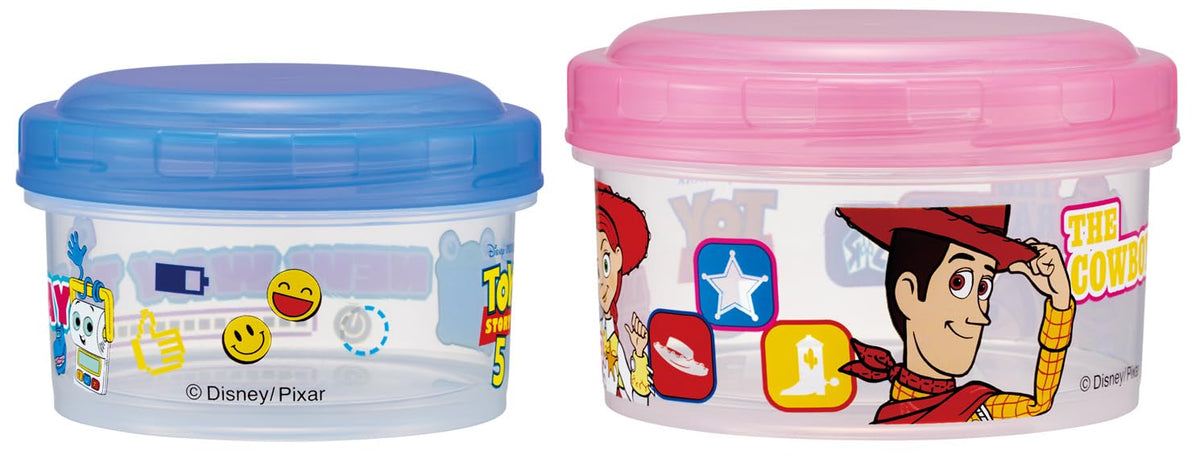 Skater Round Bento Box Food Container Set for Lunch Storage