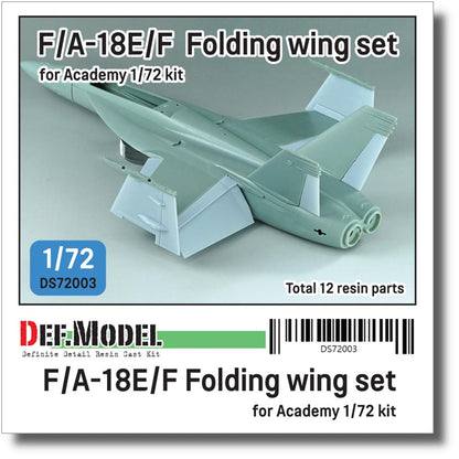 DEF.MODEL 1/72 F/A-18E/F Super Hornet Folding Wing Set