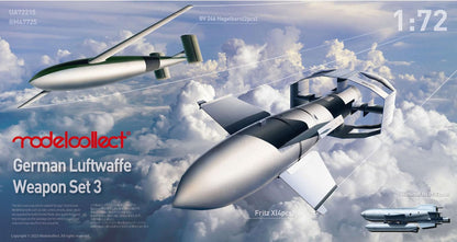 Modelcollect 1/72 German Air Force Weapon Set 3 Scale Model Kit