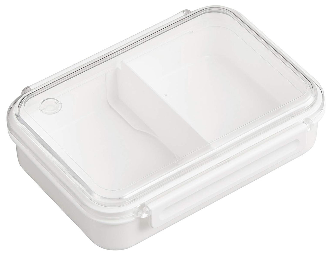 OSK Stylish White Divided Freezer Bento Box 800ml for Easy Meal Prep