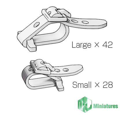 MJ Miniatures 1/35 American Clamp Set for Model Kits