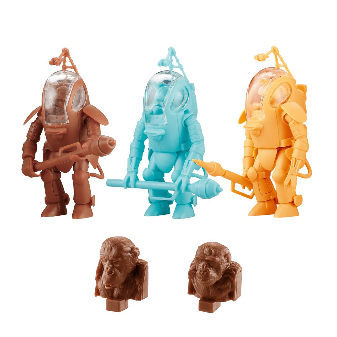 KAIYODO Artpla P.K.A. Set of 3 Plastic Model Kits