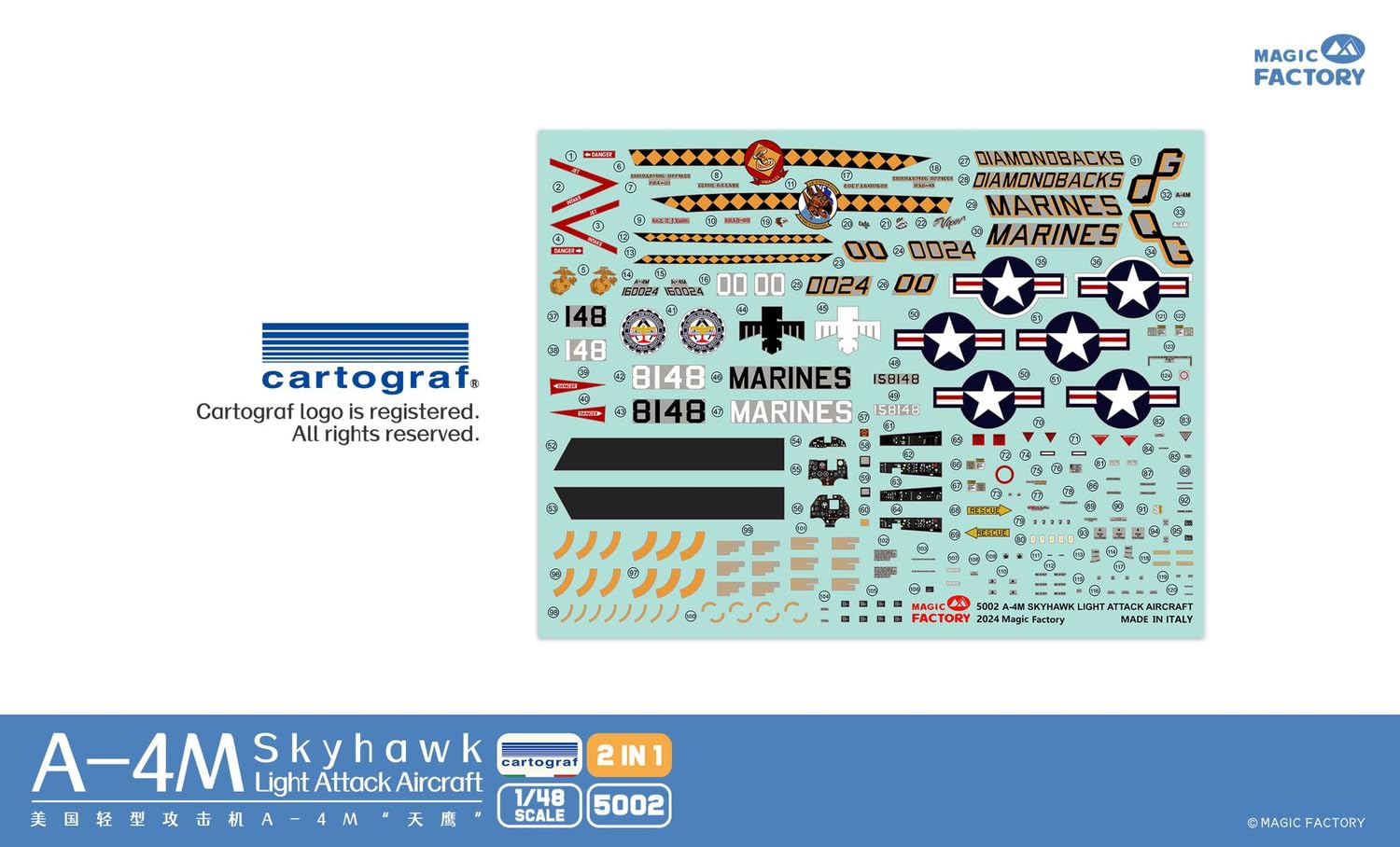 Magic Factory 1/48 A-4M Skyhawk Model Kit Made in Japan