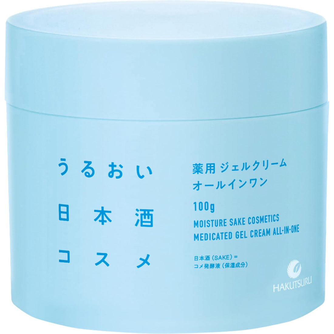 Hakutsurushuzou Moisturizing Japanese Sake Gel Cream 100g