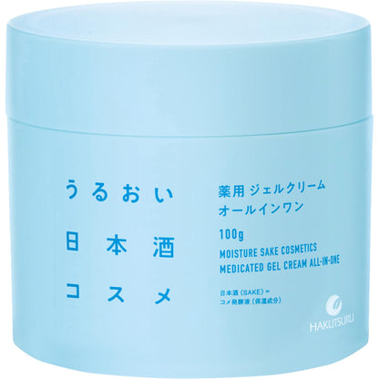 Hakutsurushuzou Moisturizing Japanese Sake Gel Cream 100g