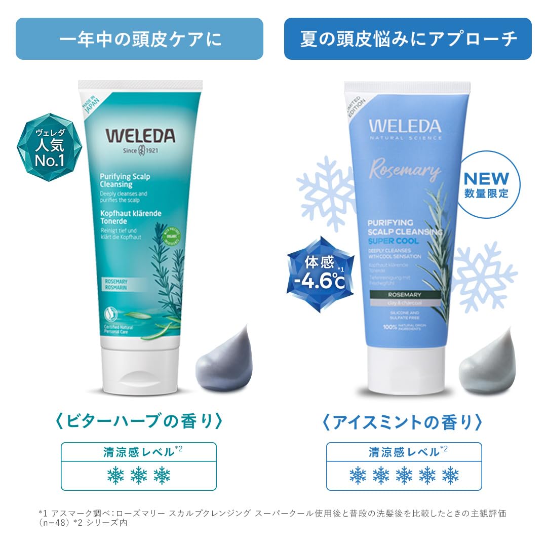 WELEDA Rosemary Scalp Cleansing Super Cool 200g Hair Care