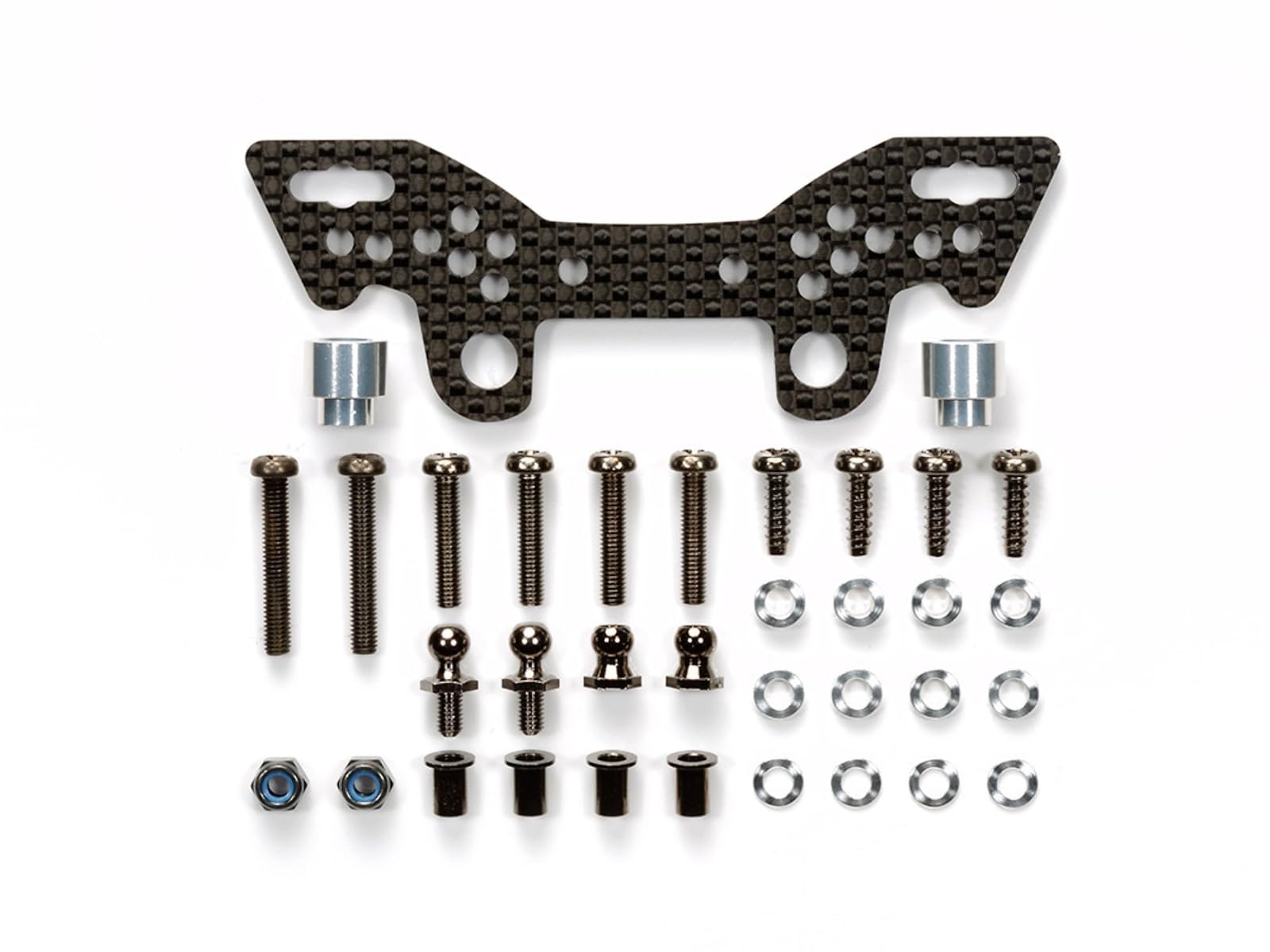 TAMIYA OP.1640 TT-02 Carbon Damper Stay Rear for Japanese Model Kits