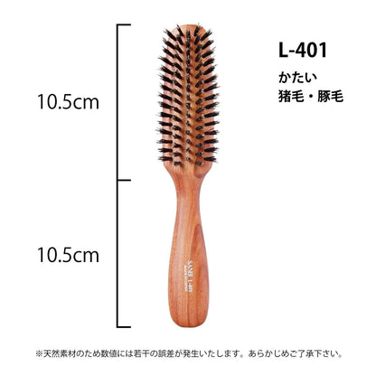 Sanbiikougyou Hair Brush L Series Firm Boar Bristle L-401