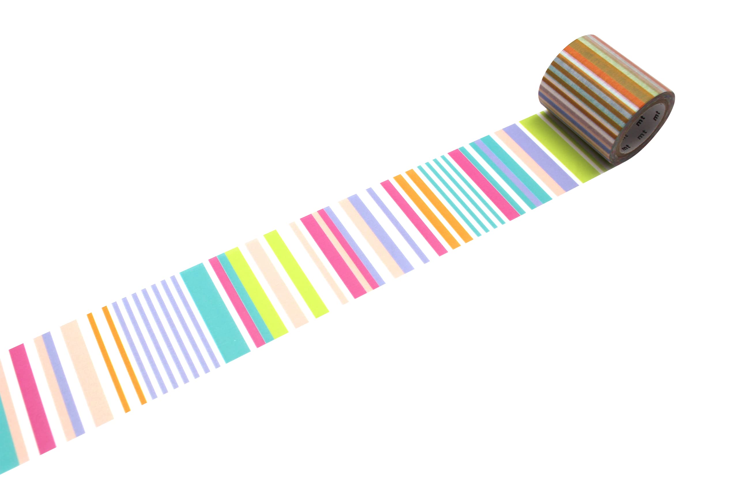 mt Masking Tape Multi Border Pastel 50mm x 7m by Kamoi Kakoshi