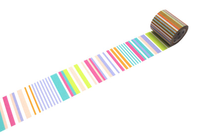 mt Masking Tape Multi Border Pastel 50mm x 7m by Kamoi Kakoshi