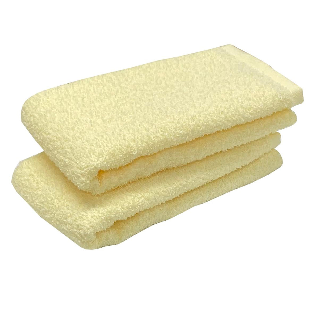 IMAMURA Face Towel Set Cream Color Soft Absorbent 34x85cm
