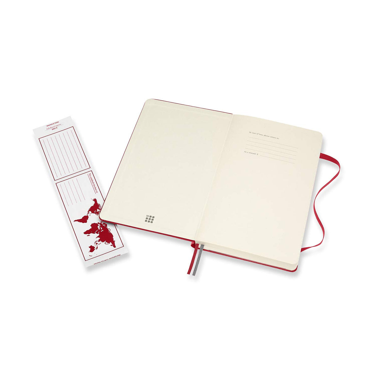 Moleskine Classic Notebook Expanded 400 Pages Hard Cover Scarlet Red