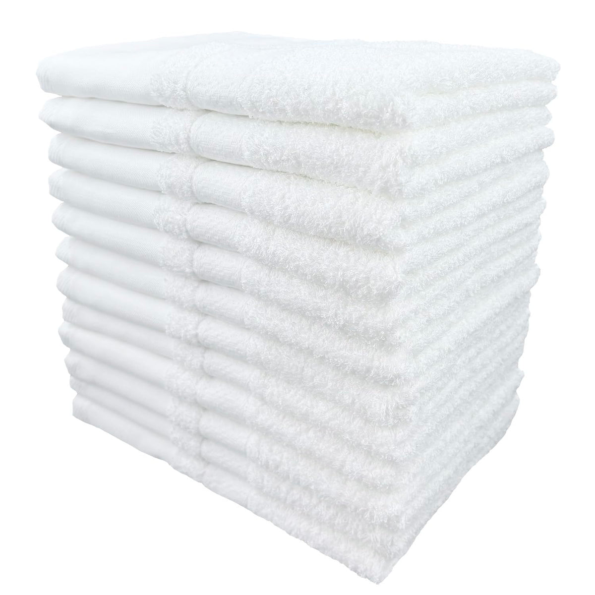 Senshu Towel Soft White Towels 12-Pack Made in Japan 34x100cm