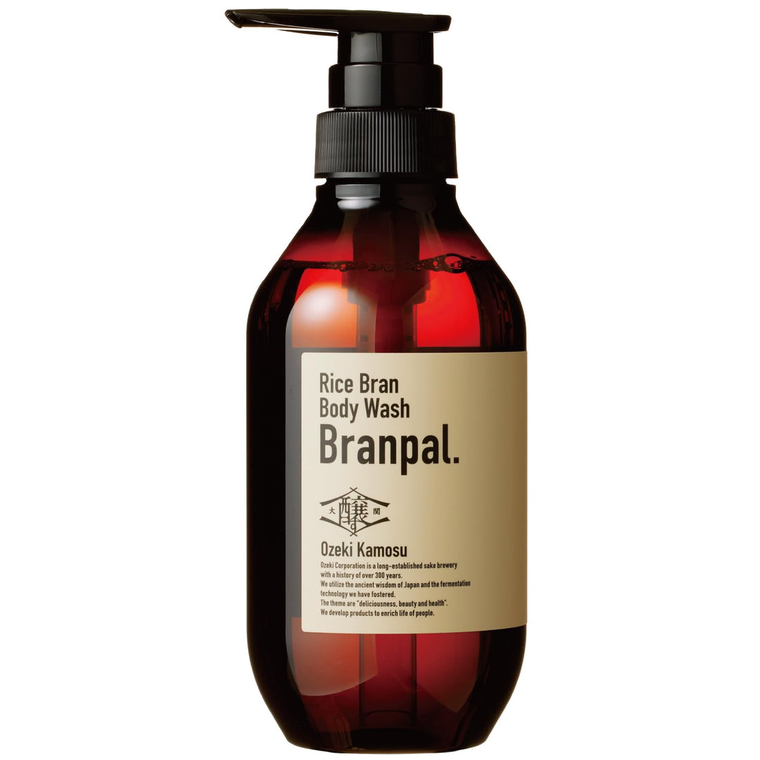 Oozeki Branpal Body Soap 400ml with Naturally Derived Ingredients