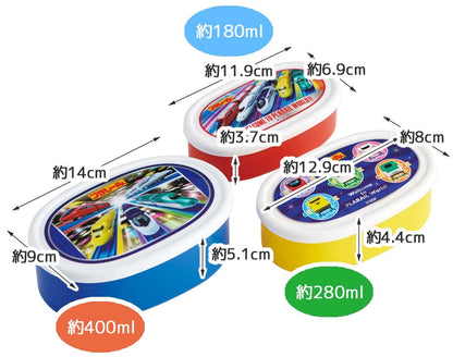 Skater Lunch Box Set with Antibacterial Features for Kids