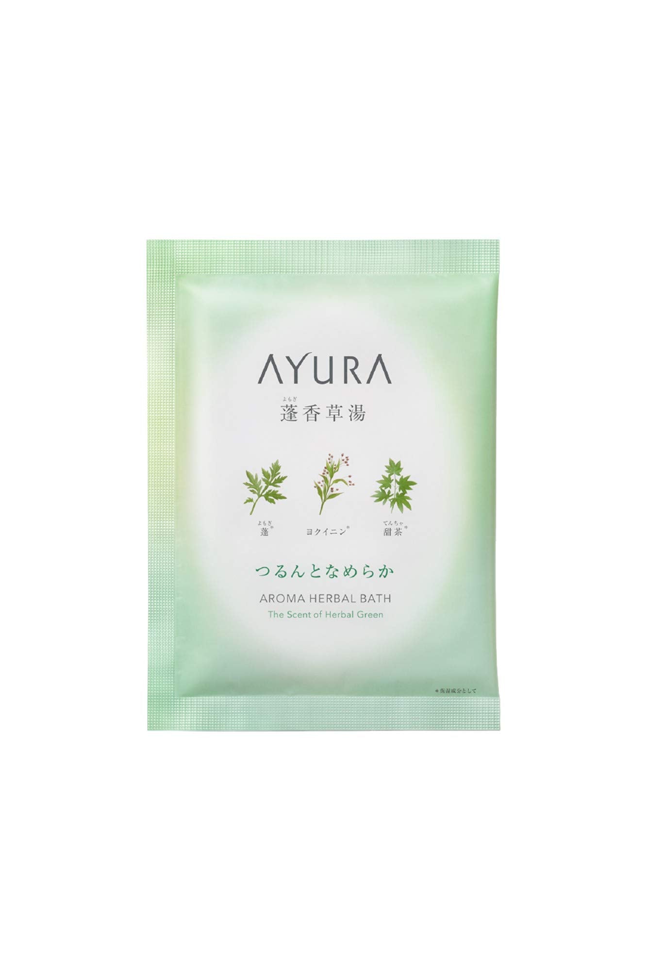 AYURA Yomogikusa-Yu Alpha Bath Powder 40g for Smooth Skin