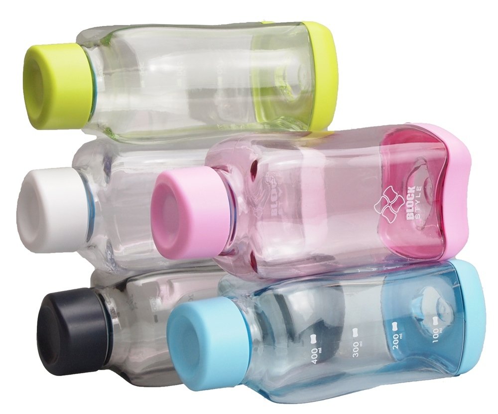 Paarukinzoku Water Bottle 500ml Clear Block Style