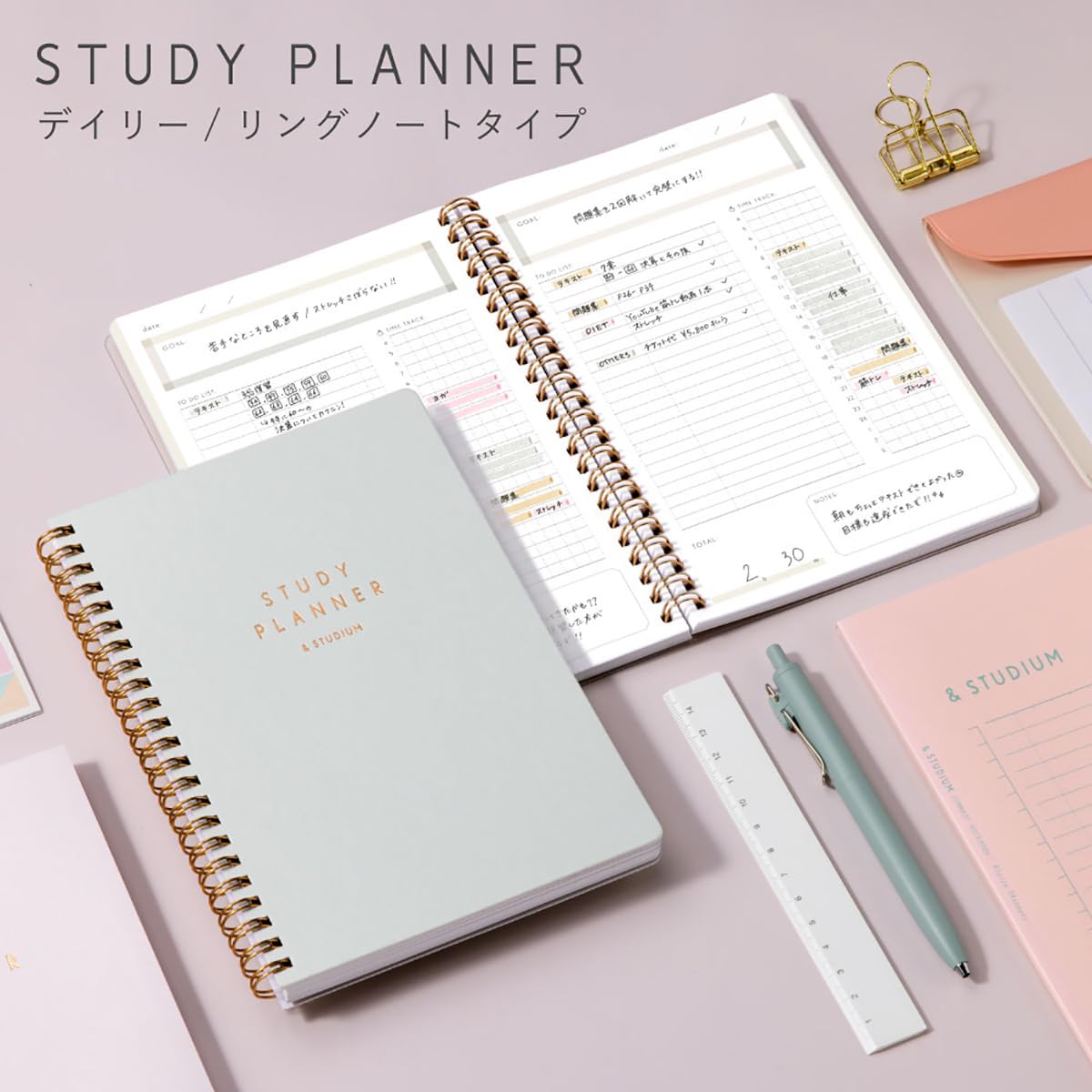 Iroha Publishing Study Planner Daily GSSD-04 Blue