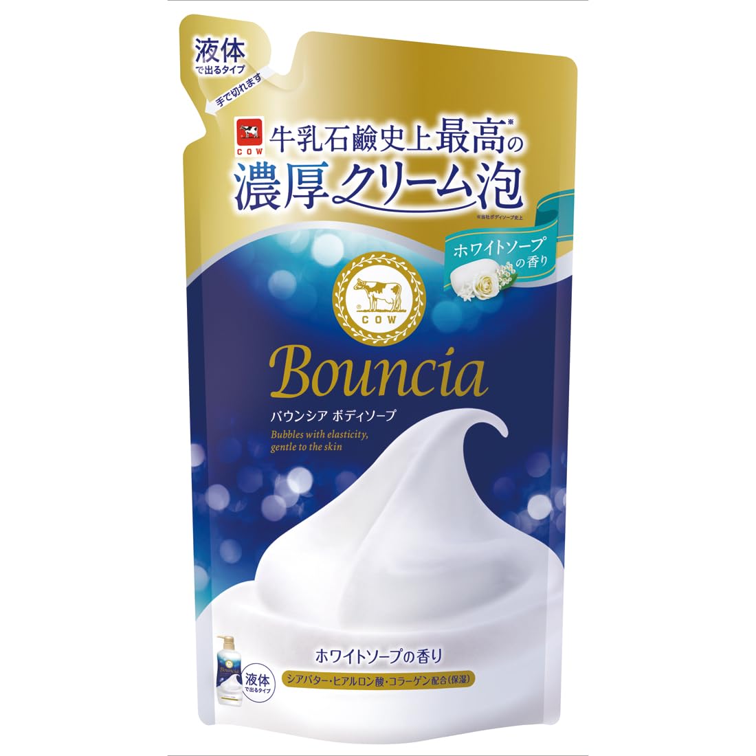 Bouncia Body Soap White Soap Fragrance 360mL
