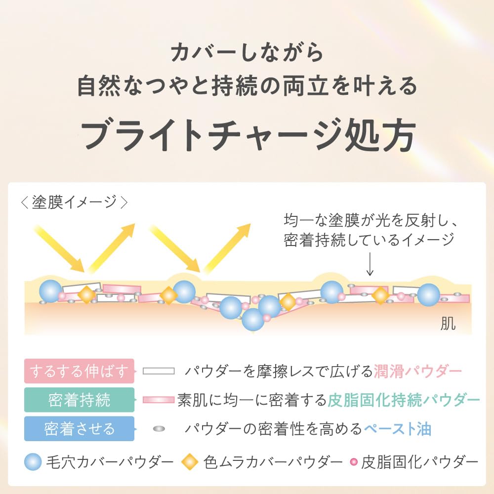 Primavista Bright Charge Powder OC05 Foundation Set for Radiant Skin