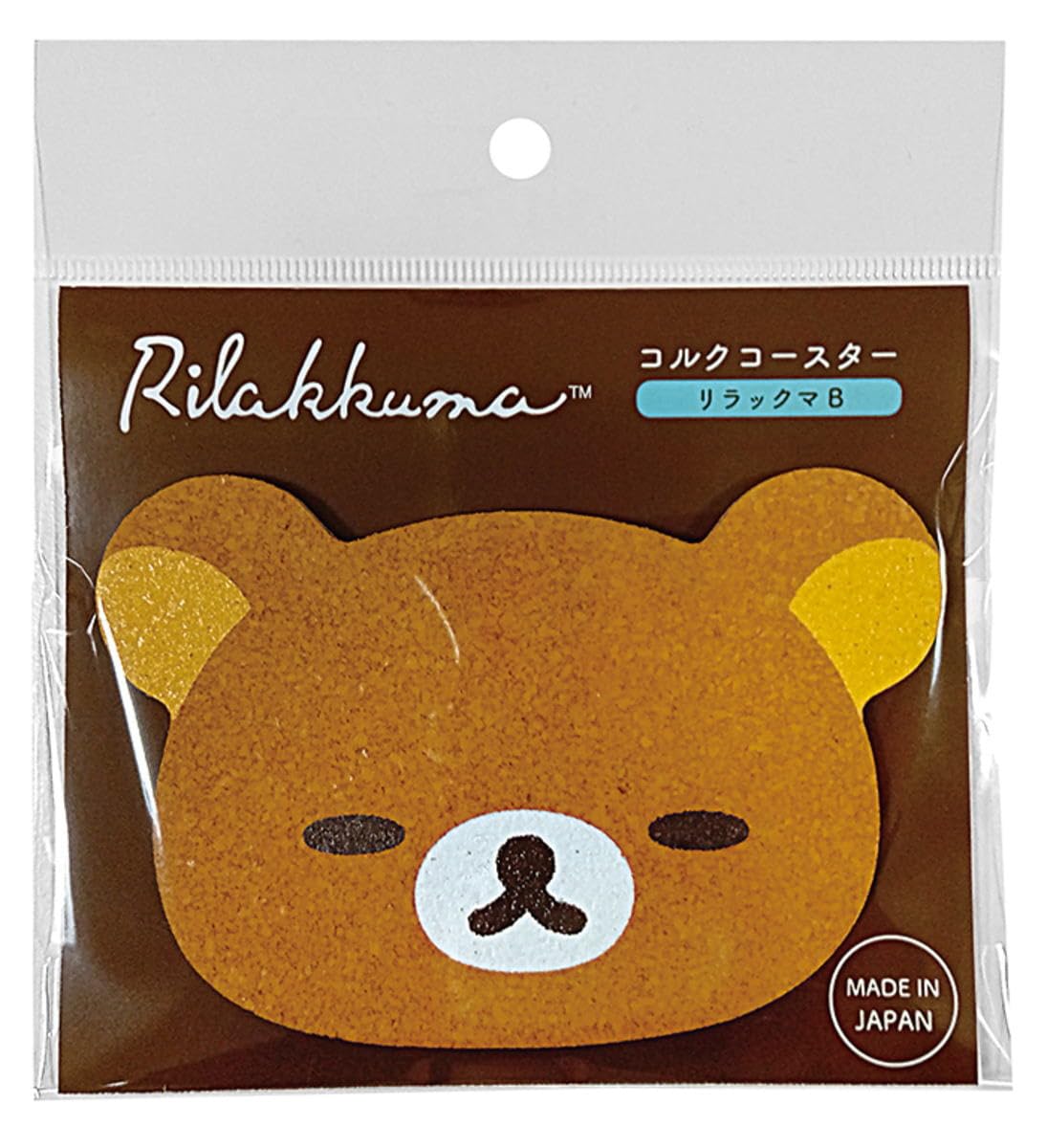 NaganoFactory Rilakkuma Die-Cut Coaster P2 Rilakkuma Face B