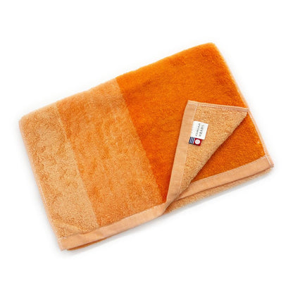 ORIM Imabari Towel Face Towel Durable and Beautiful Orange