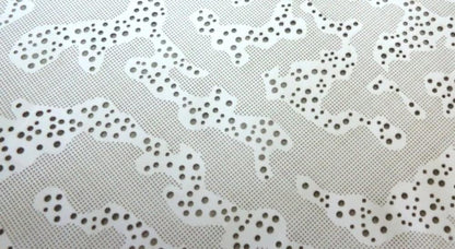 Wako 1/35 Winter Camouflage Net Miniature Paper Kit Made in Japan