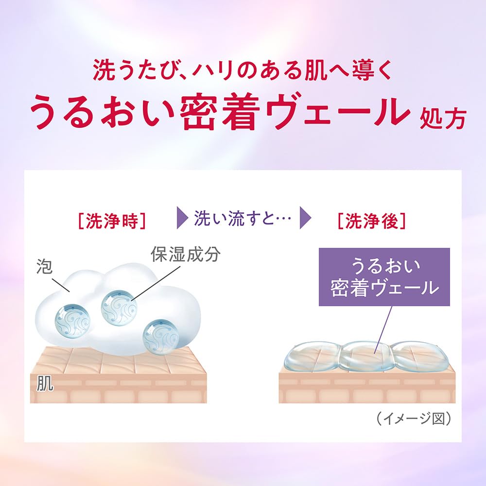 hadakara Body Soap with Silk Peptides and Collagen 500ml