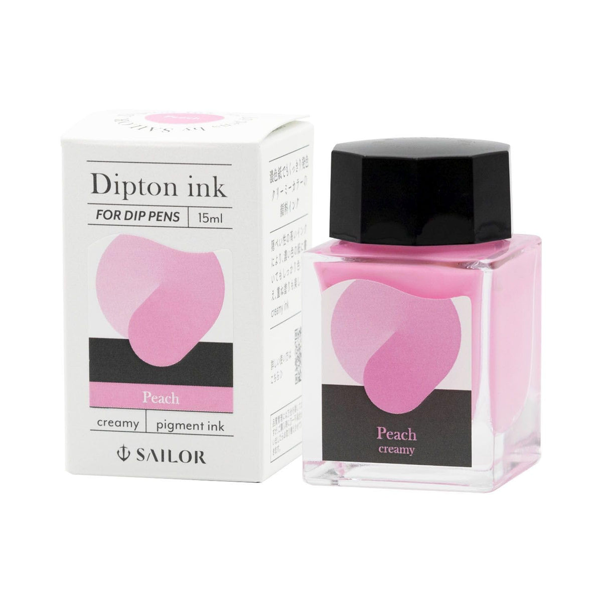 Sailor Dip Pen Bottle Ink Creamy Ink Peach 15ml