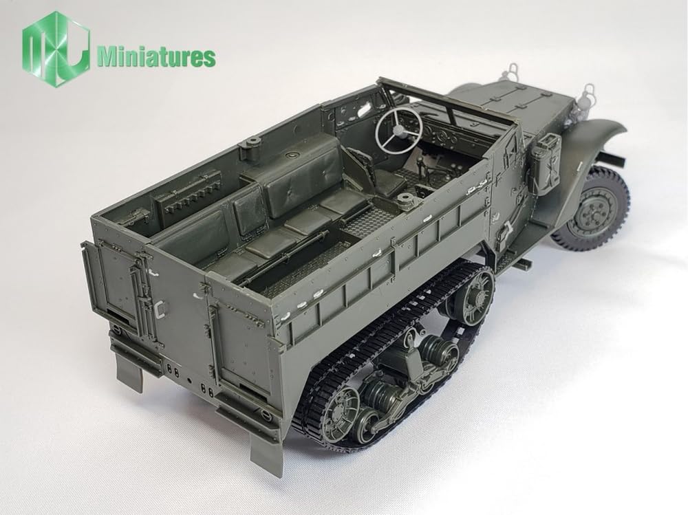 MJ Miniature 1/35 M3/M16 Halftrack Detail Upgrade Set for Tamiya Models