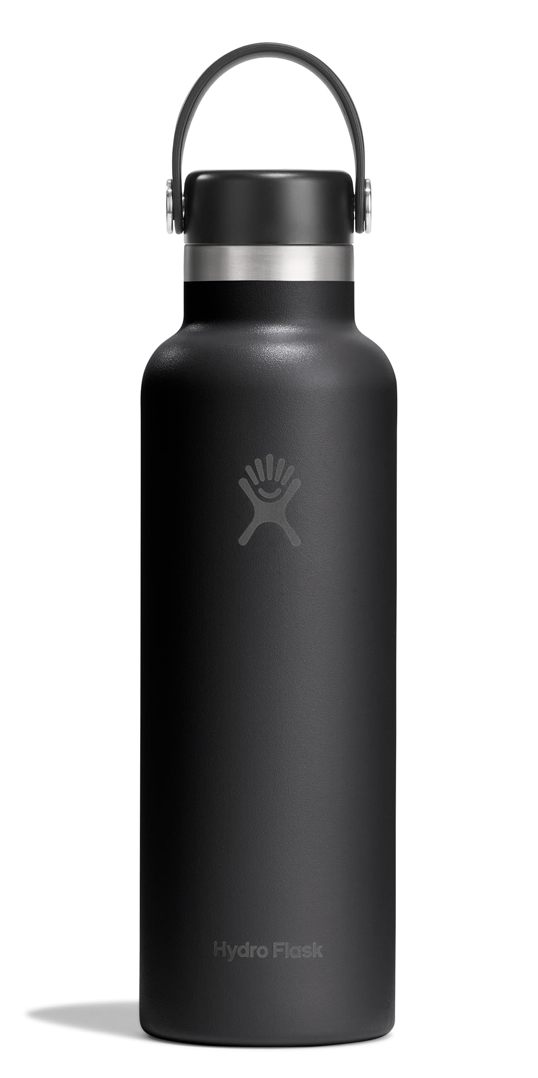 Hydro Flask Standard Mouth 21oz Water Bottle in Tonal Black